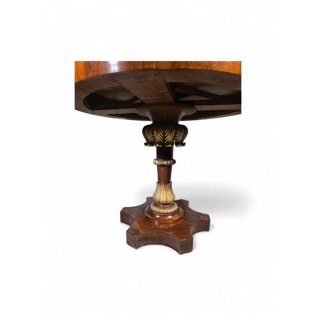 19th-Century Italian Round Center Table with Carrara Marble Top, 1860s For Sale - Image 16 of 18