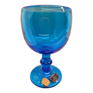 Imperial Glass Hoffman House Antique Blue Goblet