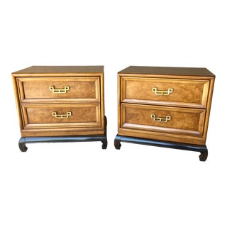 Circa 1970 Henry Link Mandarin Collection Commodes on Chow Foot Bases – a Pair For Sale