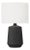 Hable by Visual Comfort Studio Hable Panola Table Lamp in Rough Black Ceramic For Sale