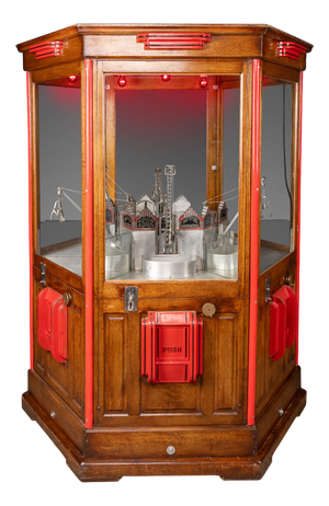 Vintage English Art Deco Crane Claw Arcade Machine, 1930