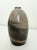 Mid-Century Taupe Swirl Pottery Vase, Artist Signed For Sale - Image 4 of 7