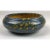 This artist signed bowl is an exceptional work of art. We adore the dripped pattern in deep yellow and bold indigo blue....