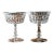1980s Crystal Gorham De Medici Champagne Tall Sherbet Coupe Glasses- Set of 2 For Sale
