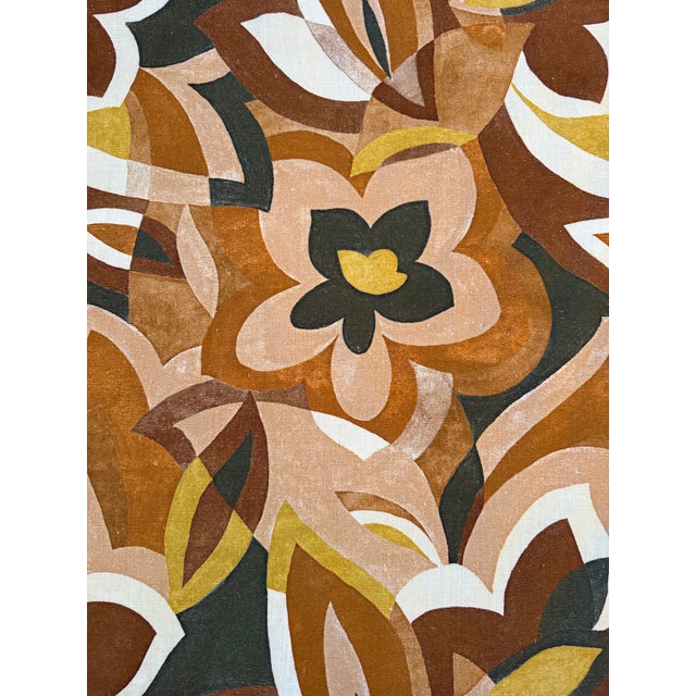 Modern Jardin De Cezanne Linen Fabric by Misia 4 Yards For Sale - Image 3 of 5