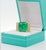GIA Cert. 13 Carat Colombian Emerald Men's Ring in 18K Gold W/ Princess Diamonds, Size 8 For Sale - Image 4 of 11