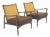 Ib Kofod-Larsen Cane-Back Lounge Chair (Pair) For Sale