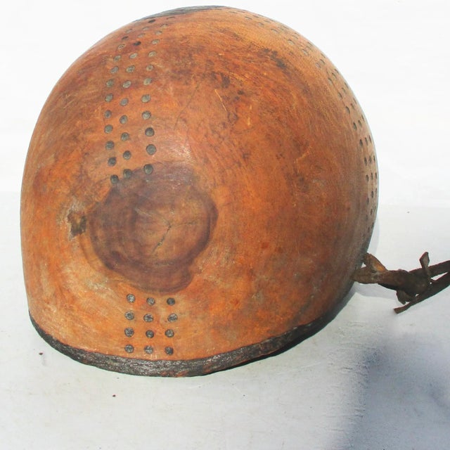 1960s Vintage Handcarved Wooden African Bowl For Sale - Image 5 of 9
