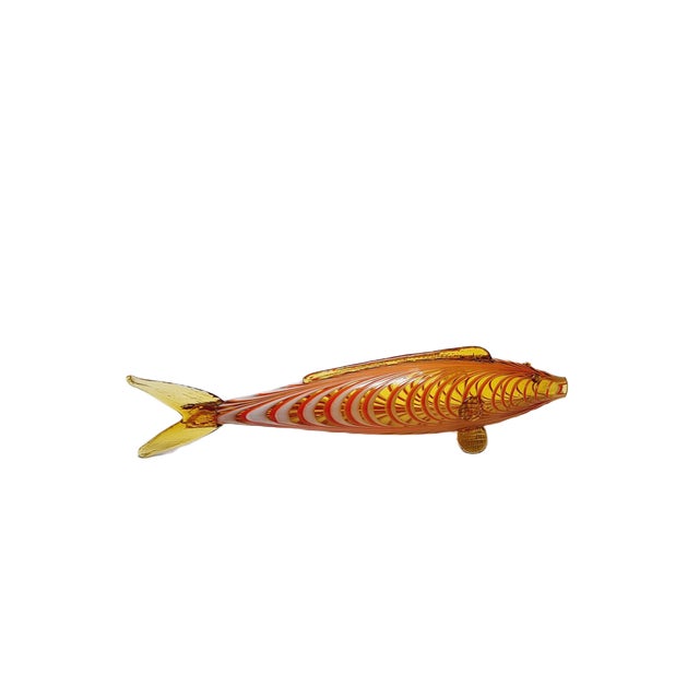Fish Glass Figurine, Czechoslovakia, 1960s For Sale - Image 4 of 16