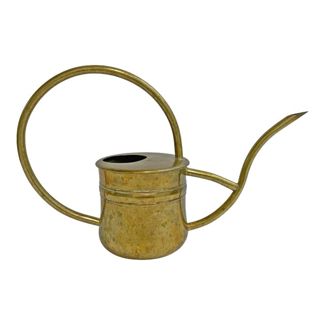 Vintage American Brass Watering Can Chairish