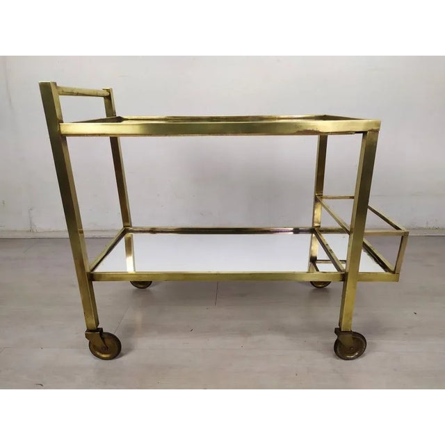 Art Deco Modern Trolley by Jacques Adnet For Sale - Image 6 of 18
