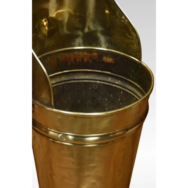 19th Century Brass Umbrella Stand For Sale - Image 6 of 8