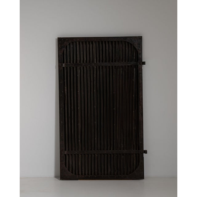 Early 20th Century Czech Republic Black Iron Door For Sale - Image 14 of 17