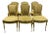 1920s Set of 6 Vintage Louis XVI Upholstered Dining Chairs For Sale