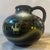 Ceramic 1930s Art Deco Air Brushed Black and Yellow Ceramic Italian Jug by Icap For Sale - Image 7 of 8