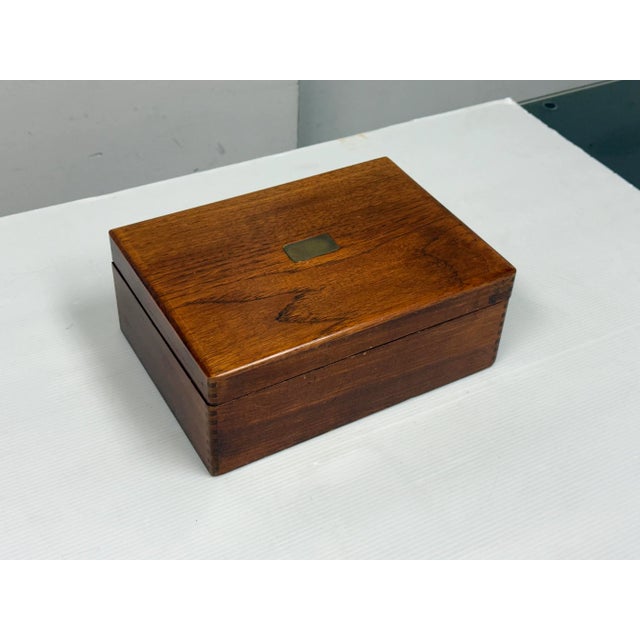 Design Plus Gallery presents a Wood Humidor Cigar Box with Quarter Sawn Oak Wood. There is a brass presentation plaque at...