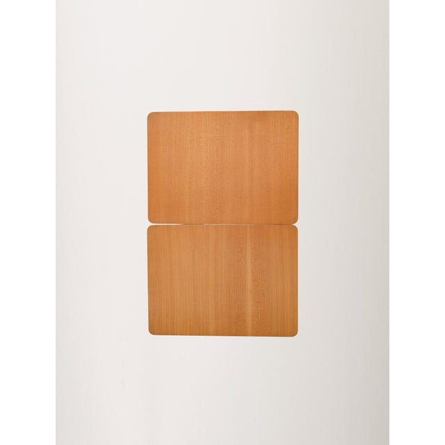 Wood Scandinavian Beech Bedside Tables, 1950s, Set of 2 For Sale - Image 7 of 8