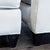 Crate & Barrel Lounge Chair With Ottoman – Modern Cream Upholstery For Sale In San Francisco - Image 6 of 9