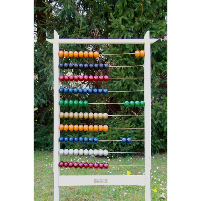Mid-Century Standing School Abacus, Italy, 1930s For Sale - Image 10 of 14