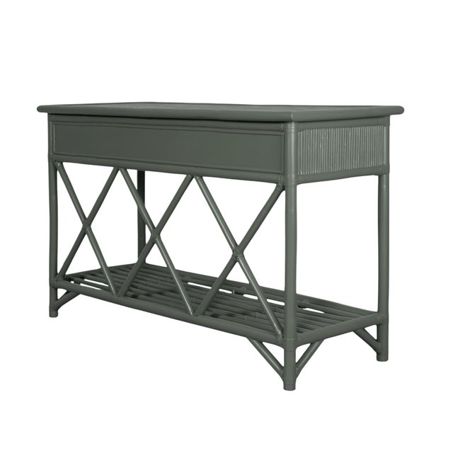 Dark Green Aruba Sideboard - Evergreen For Sale - Image 8 of 10