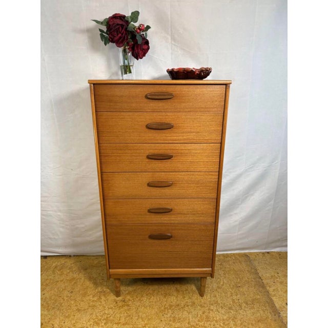 Vintage austinsuite teak chest of drawers|1960s|scandinavian danish design|6 drawers. A stunning original austinsuite mid-...