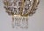 Gold Brass and Lead Crystal Chandelier from Palwa, 1960s For Sale - Image 8 of 14