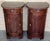 Wood 1890 Biedermeier Style Drum Tables with Drawer and Door, A Pair For Sale - Image 7 of 18