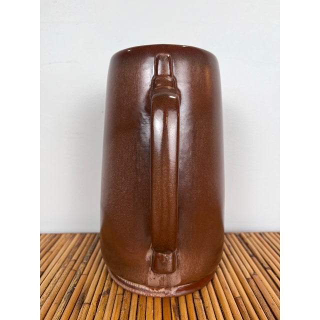 Vintage Frankoma Pottery Brown Pitcher For Sale In Tampa - Image 6 of 8