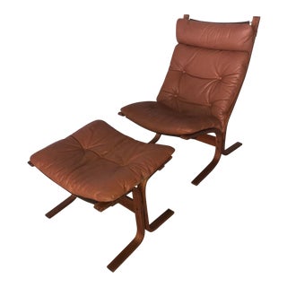 Westnofa Siesta Chair & Ottoman For Sale
