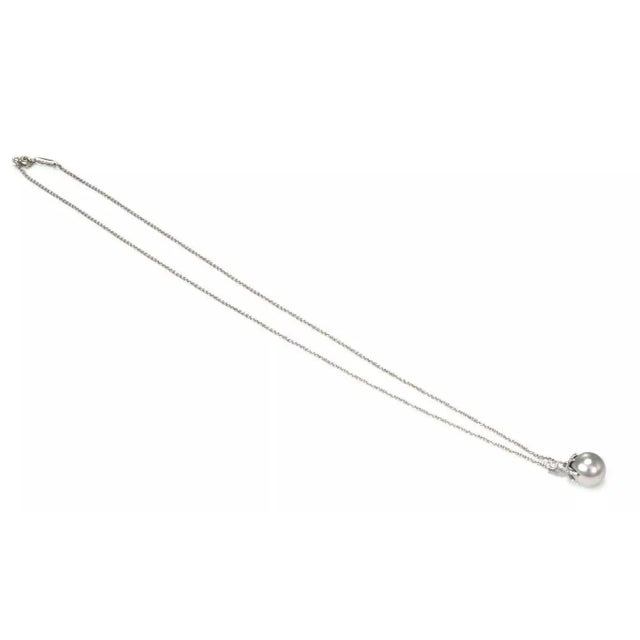 Contemporary Tiffany & Co. Fireworks Diamond Pale Gray Pearl Platinum Pendant Necklace For Sale - Image 3 of 8