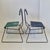 Mid-Century Modern Vintage Metal and Plastic Scoubidou Chairs, 1950s, Set of 3 For Sale - Image 3 of 17
