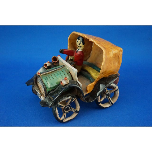 Ceramic Car by Signorelli, Rome, Italy, 1940s For Sale - Image 4 of 18