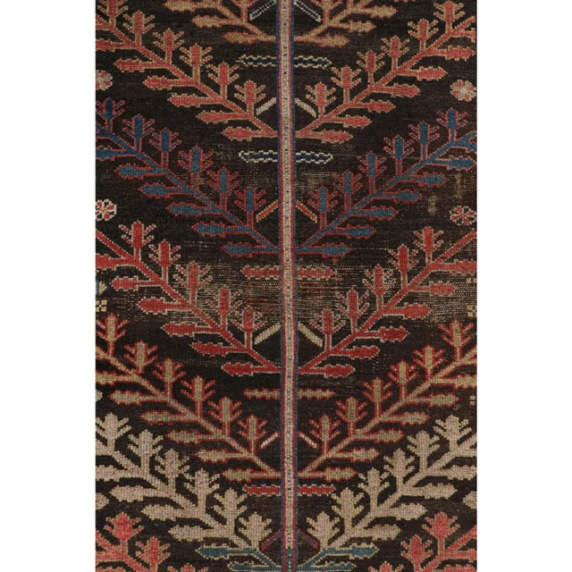 Traditional Antique Persian Runner Rug With Polychromatic Floral Patterns - Rug & Kilim For Sale - Image 3 of 8