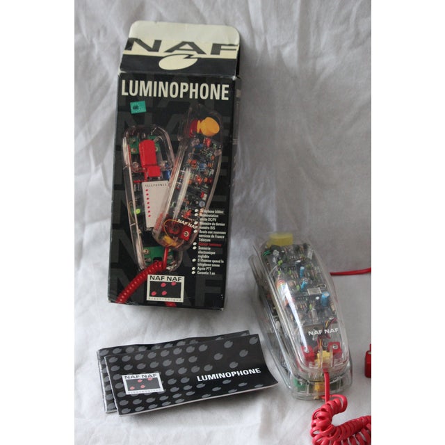 Green Clear Transparent Land Line Phone, France, 1995 For Sale - Image 8 of 18