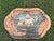 Chinoiserie Vintage Hand-Painted Elephant & Indian Landscape Decorative Serving Tray For Sale - Image 3 of 12