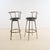 Chrome Stools, 1970s, Set of 2 For Sale - Image 3 of 4