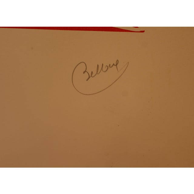 Bellora, Puccini's Tosca Bohème, Lithograph, Framed For Sale - Image 13 of 17