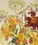 1940s Vintage Modernist Floral Still Life Painting of Tiger Lillies by Hugo Newman For Sale - Image 5 of 6