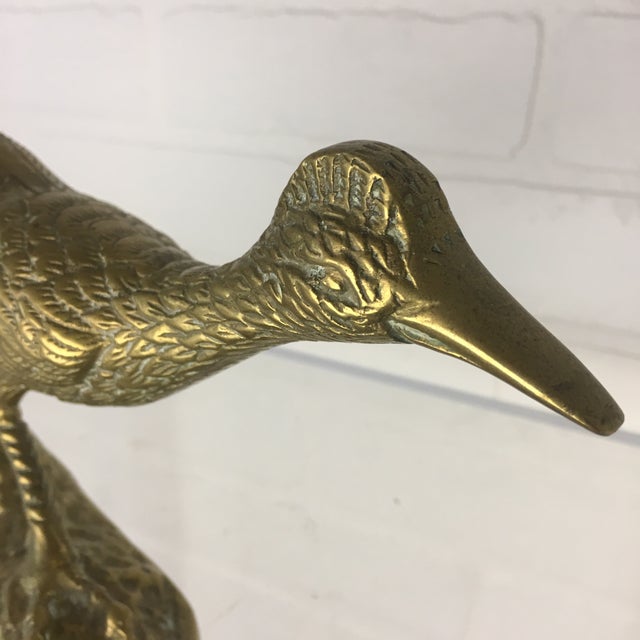 MidCentury Brass Roadrunner Figurine Chairish