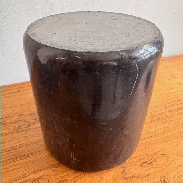 1990s 1990s Minimalist Gray Marble Planter For Sale - Image 5 of 5