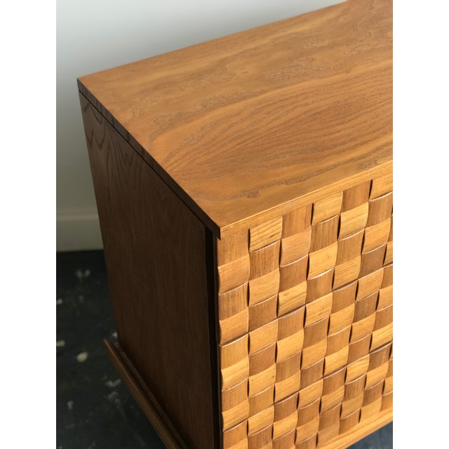 1950s Paul Laszlo Basketweave Chest for Brown Saltman Chairish