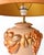 Vintage ceramic table lamp in a characteristic mediterranean/italian style, dating from the 1970s/80s. The substantial...