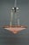 Art Deco Hanging Light in Pink Glass and Chrome Bronze by Henry Petitot for Atelier Petitot, 1930 For Sale - Image 3 of 13