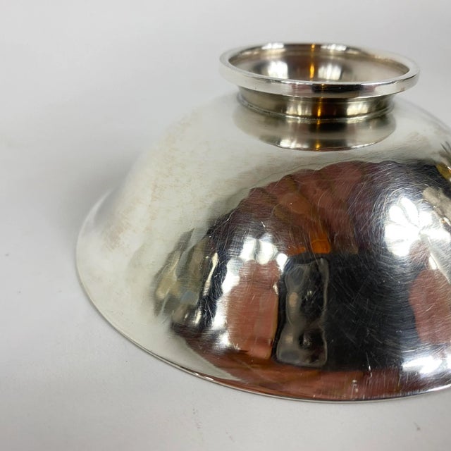 Georg Jensen 1940s Small Danish Sterling Silver Bowl by Harald Nielsen for Georg Jensen For Sale - Image 4 of 8