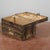 Metal Vintage Wooden and Fabric Trunk For Sale - Image 7 of 17