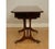 Vintage Flamed Hardwood Extendable Drop Leaf Side Table For Sale - Image 9 of 12