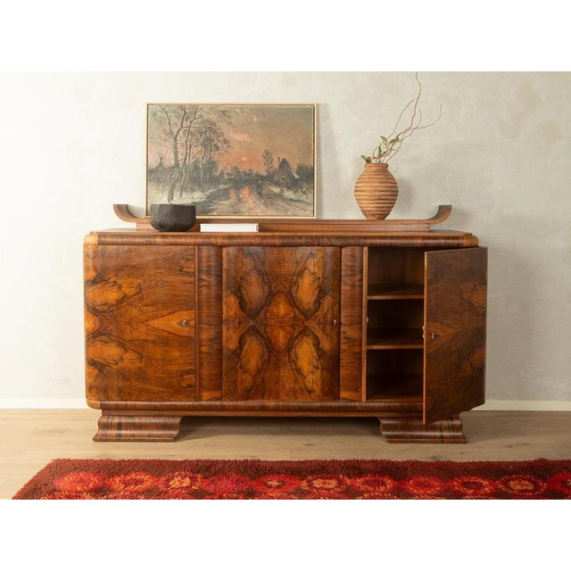 Art Deco Sideboard in Walnut, 1920s For Sale - Image 3 of 12
