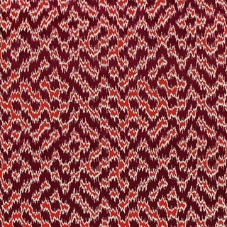 Schumacher Serenissimo Velvet Fabric in Rouge For Sale