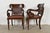 Ralph Lauren for Henredon English Regency Walnut and Cane Armchairs, Pair For Sale - Image 10 of 14
