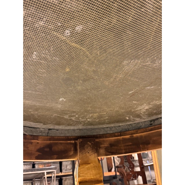 Stone French Louis XV Style 23 K Gold Carved Wood Center Table + Marble Top For Sale - Image 7 of 12